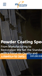 Mobile Screenshot of powdercoatingspecialties.com